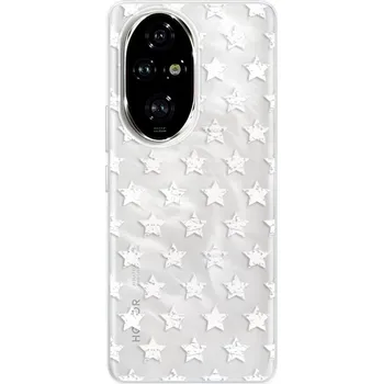 Pouzdro na mobilní telefon Odolné silikonové pouzdro iSaprio - Stars Pattern - white - Honor 200 Pro