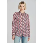 HALENKA GANT REL GEOMETRIC PRINT SHIRT CREAM