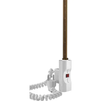 Topná tyč BPS-koupelny G+D Elektrické topné těleso s WiFi a dálkovým ovládačem (300 - 1200 W) Barva: Bílá, Výkon (W): 300