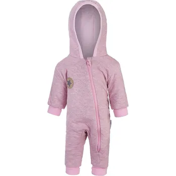 Kojenecký overall Little Angel overal podšitý lem Outlast® - sv.růžový melír Velikost: 80