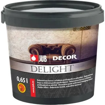 barva na zeď Barva dekorativní Decor Delight 0,65 l light silver Jub