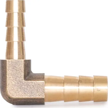 Hadicová spojka Mosazná hadicová spojka / redukce 90° 6 - 8mm