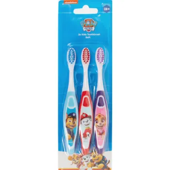 Zubní kartáček Paw Patrol zubní kartáček 3KS pro děti SOFT 3