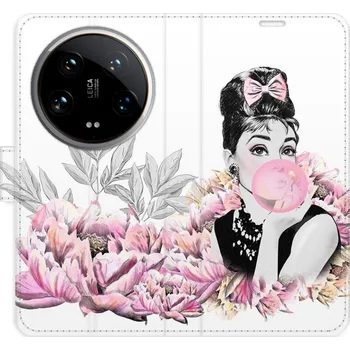 Pouzdro na mobilní telefon Flipové pouzdro iSaprio - Girl with bubble - Xiaomi 14 Ultra