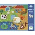 Puzzle Djeco Puzzle hmatové farma 12 dílků