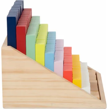 Dřevěná hračka small foot Edukativní matematické dílky v boxu XL