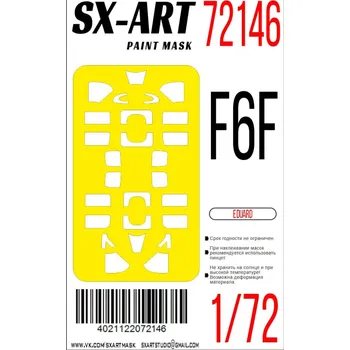 Plastikový model 1/72 Paint mask F6F EDU)