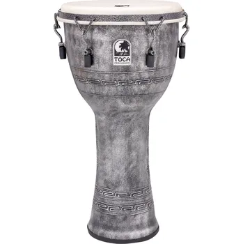 Toca Djembe Freestyle Mechanically TunedAntique Silver SFDMX-12AS 19642
