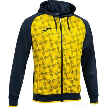 Pánská mikina Mikina JOMA SUPERNOVA III, barva tmavě modrá - žlutá, velikost 3XS