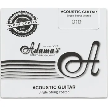 Struna pro kytaru a smyčcový nástroj Adamas Struny pro Akustickou kytaru Nuova jednotlivé struny - ocel.010"/0,25mm 124262