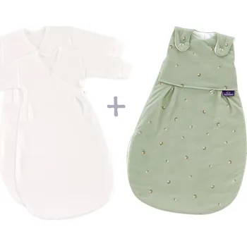 Spacák TRÄUMELAND Spací pytel Liebmich 3dílný set Fiore Grün Velikost (od výrobce): 50/56