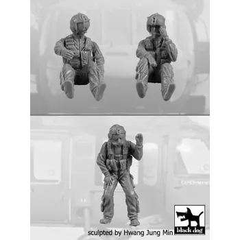 Plastikový model Blackdog 1/48 Black Hawk pilots
