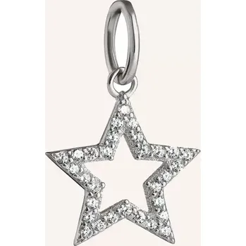 Přívěsek Stříbrný přívěsek Hvězda se zirkony