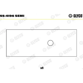 Ojnice Ložiskové pouzdro, ojnice GLYCO 55-4196 SEMI