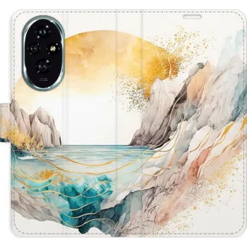 Pouzdro na mobilní telefon Flipové pouzdro iSaprio - Winter in the Mountains - Honor 200