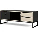 Tvilum TV stolek Sheba černý MAT/dub sonoma
