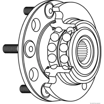 HERTH+BUSS JAKOPARTS Sada ložiska kola JAK J4711067