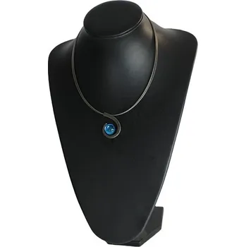 Náramek E.L. 19 Spirála s modrým sklem