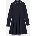 ŠATY GANT PIQUE SPIN DRESS EVENING BLUE