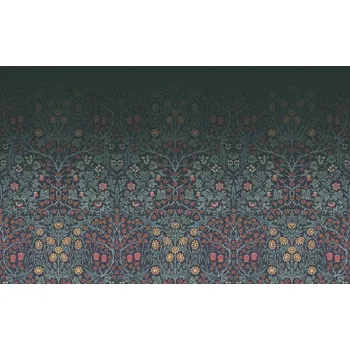 Tapeta William Morris At Home Vliesová obrazová tapeta na zeď, modrá, květiny, ptáci, 125328, William Morris At Home, velikost 4 x 2,5 m