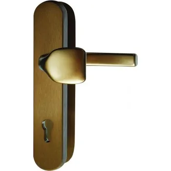 Richter Czech Bezpečnostní kování R.101.PZ.TB2 F4 - bronzový elox 72 mm