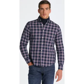 Pánská košile KOŠILE GANT REG UT ARCHIVE OXFORD CHECK SHIRT CLASSIC BLUE
