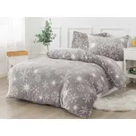 Francouzské mikroplyšové povlečení JON Exclusive - šedé 200x220 cm, 70x90 cm, Mikroplyš + Prodloužená možnost vrácení zboží do 50 dnů