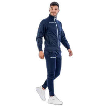 tepláková souprava givova Torino tmavě modrá/bílá 0403 3XS