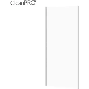 Cersanit Crea, skleněná stěna ke sprchovému koutu 90X200, 8mm čiré sklo, chromový profil, S159-010