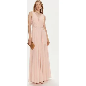 Dámské šaty Fracomina Večerní šaty FQ24SD3027W41201 Růžová Slim Fit S