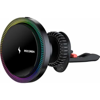 Rocoren RCZJ-XK01 wireless car charger, 15W (black)