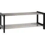 Černý botník z topolového dřeva Padova - House Nordic ID_1466830