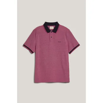Pánská košile POLOKOŠILE GANT 4-COL OXFORD SS PIQUE CLEAR PINK