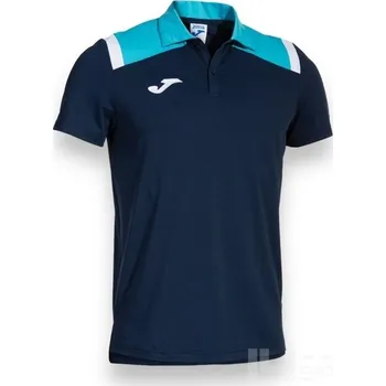 Polokošile JOMA TOLEDO, barva tmavě modrá - zářivě tyrkysová, velikost 3XL