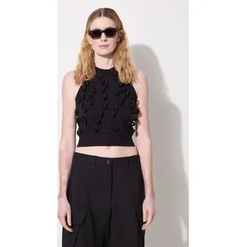 Dámská vesta Vesta JW Anderson Loop Tank Top černá barva, KW1137.YN0327.999, XS, 99X