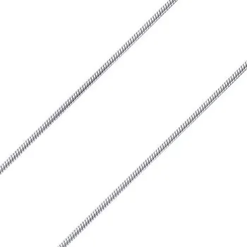 Řetízek Populární ocelový řetízek hádek 1 mm. varianta 60 cm