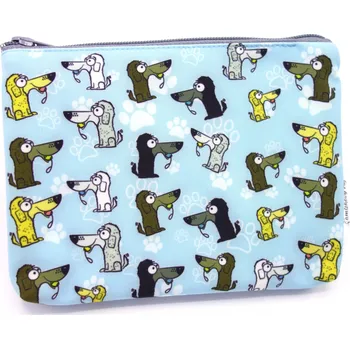 Pamlskový Ráj Univerzální taštička - pudl Barva: tyrkysová