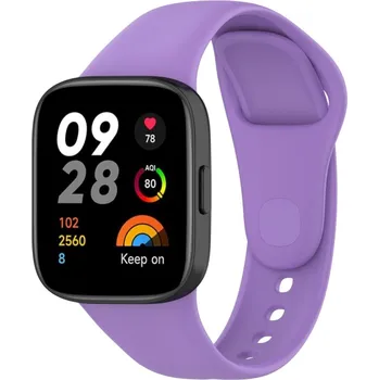 Příslušenství k chytrým hodinkám VSECHNONAMOBIL 86508 SILICONE Vyměnitelný řemínek pro Xiaomi Redmi Watch 3 fialový