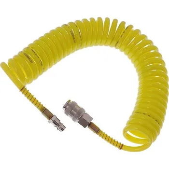Příslušenství ke kompresoru CARMOTION (POLAND) | Spirálová vzduchová hadice 5x8mm, L-5 m, 63820