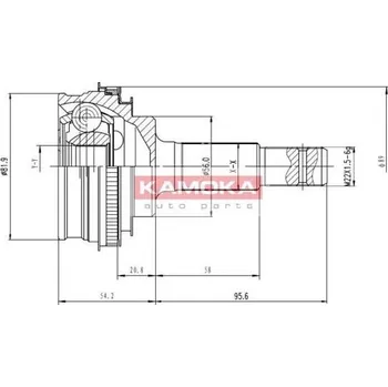 Poloosa kola Sada kloubů, hnací hřídel, , 4341010160, 4341010180, 4341012191, 4341012192, 4341012260, 4341012300, 4341012420, 4341016100, 4341016101, 4341020151, 4341020444, 4341020451, KAMOKA, 7108