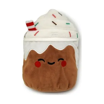 plyšák Termofor- plyšový obal - Levandule a pšenice -Kořeněné latte