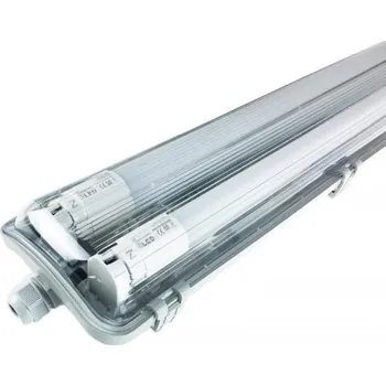 Průmyslové svítidlo Berge KOMPLET 4K Prachotěsné svítidlo +2 LED trubice T8 36W 120cm NEUTRÁLNÍ