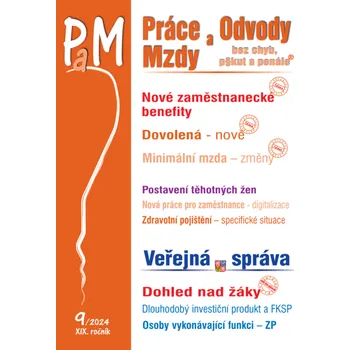 Kniha PaM č. 9 / 2024 - Zajímavé zaměstnanecké benefity