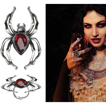 Karnevalový doplněk Prsten - pavouk