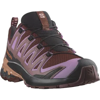 Dámská treková obuv Salomon XA Pro 3D V9 W L47589300 - rum raisin/orchid bouquet/canyon clay 41 1/3