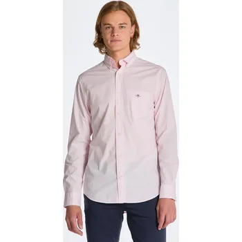 Pánská košile KOŠILE GANT REG POPLIN SHIRT LIGHT PINK