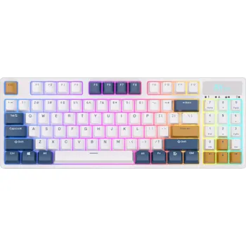 Klávesnice Mechanická klávesnice Royal Kludge RK89 RGB (bílá). (QWERTY)