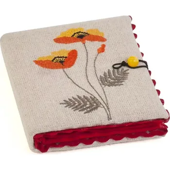 Příslušenství k šicímu stroji Cestovní šitíčko - Vlčí máky (Sewing Needle Case Wildflowers)