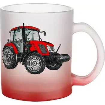 Zetor Proxima 110 skleněný hrnek traktor (hrneček s traktorem matné sklo )