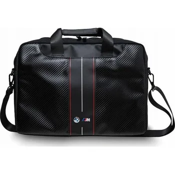 brašna na notebook BMW taška BMW Carbon Red Stripes - Taška na notebook 16 (černá)
